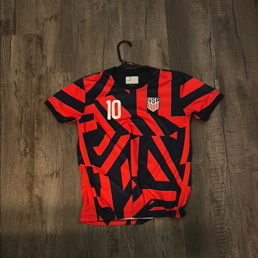 USA Kids Red and Blue Soccer Jersey